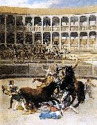 Francisco de Goya Picador Caught by the Bull Spain oil painting artist